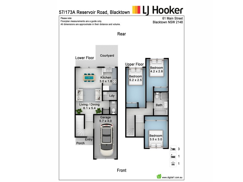 57/173A Reservoir Road, Blacktown NSW 2148 Floorplan