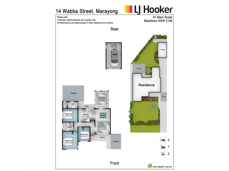 14 Wabba Street, Marayong NSW 2148 Floorplan