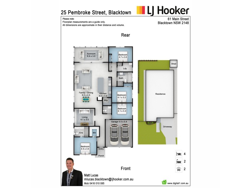 25 Pembroke Street, Blacktown NSW 2148 Floorplan