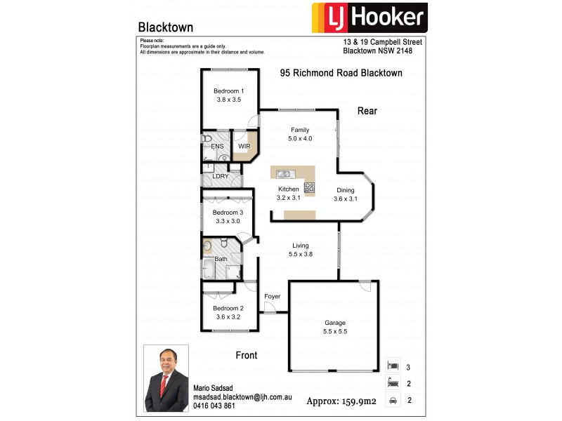 95 Richmond Road, Blacktown NSW 2148 Floorplan