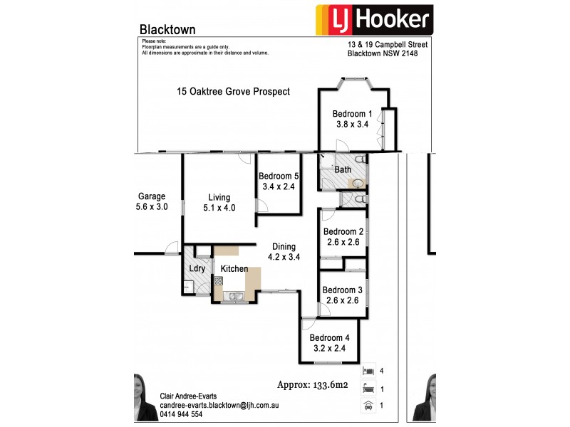15 Oaktree Grove, Prospect NSW 2148 Floorplan