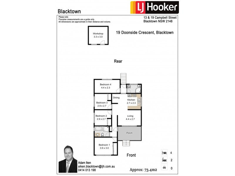 19 Doonside Crescent, Blacktown NSW 2148 Floorplan