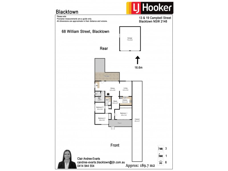 68 William Street, Blacktown NSW 2148 Floorplan