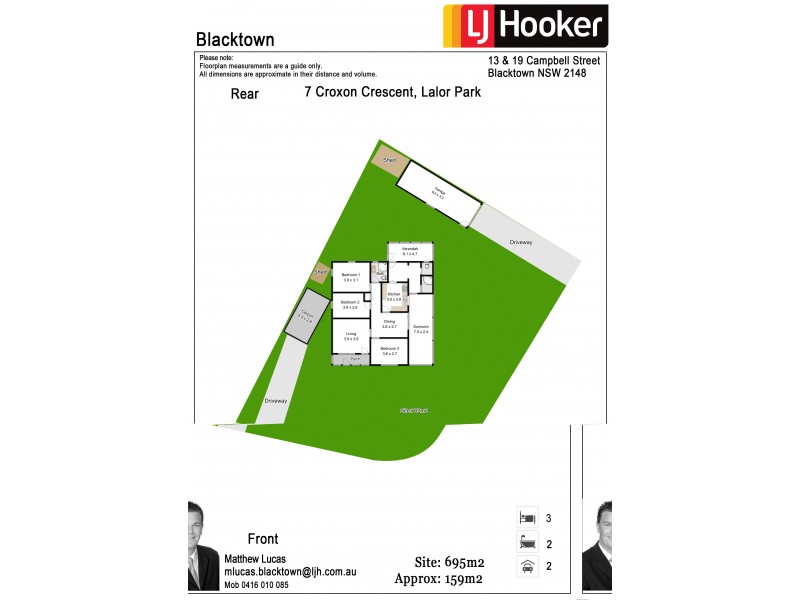 7 Croxon Crescent, Lalor Park NSW 2147 Floorplan