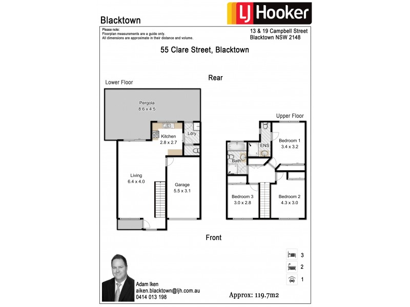 55 Clare Street, Blacktown NSW 2148 Floorplan
