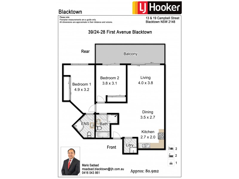 39/24-28 First Avenue, Blacktown NSW 2148 Floorplan