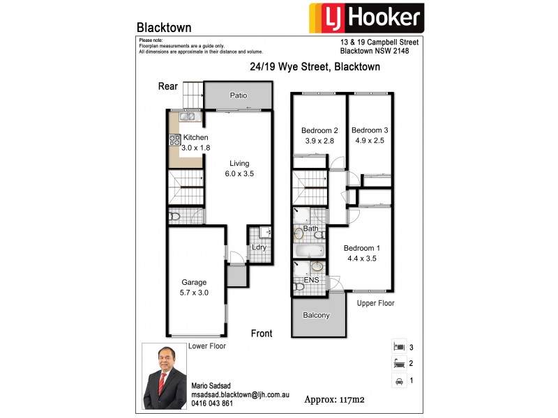 24/19 Wye Street, Blacktown NSW 2148 Floorplan