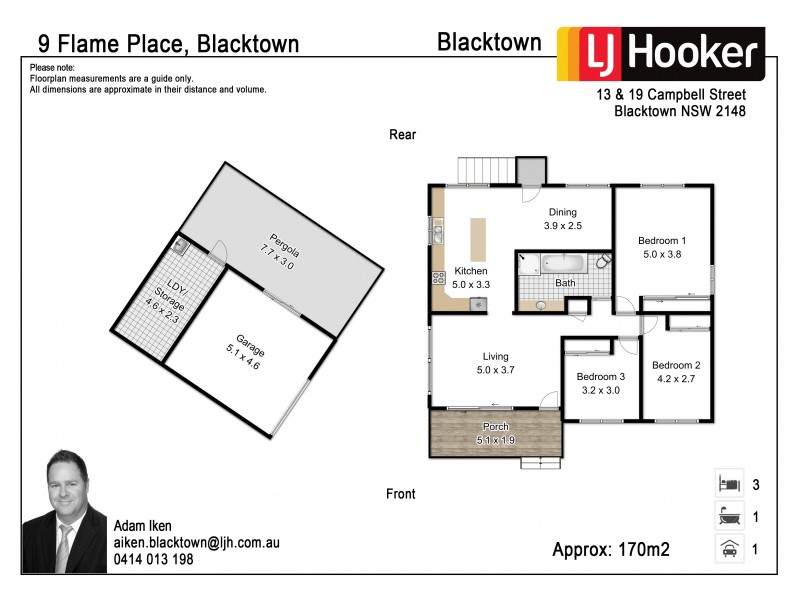 9 Flame Place, Blacktown NSW 2148 Floorplan