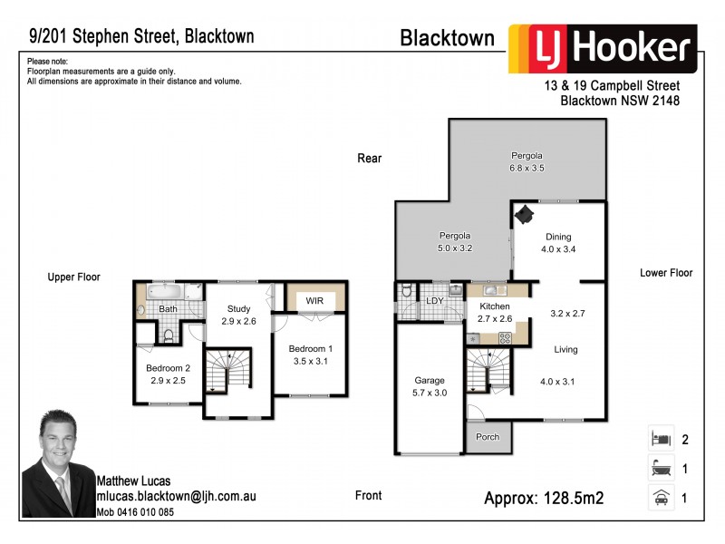 9/201 Stephen Street, Blacktown NSW 2148 Floorplan
