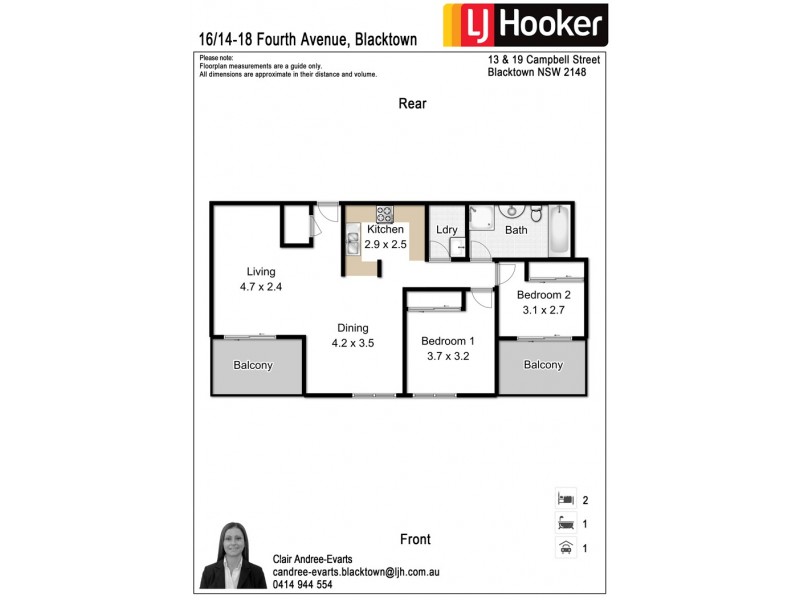 16/14-18 Fourth Avenue, Blacktown NSW 2148 Floorplan