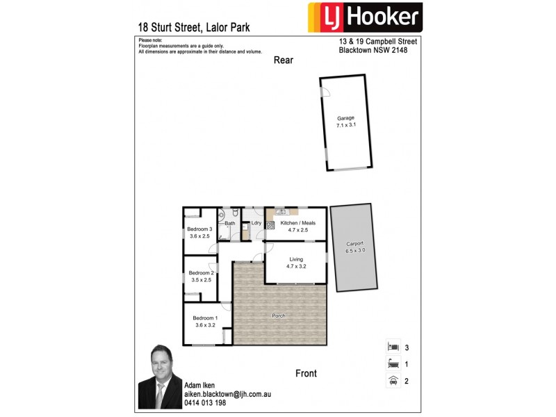 18 Sturt Street, Lalor Park NSW 2147 Floorplan