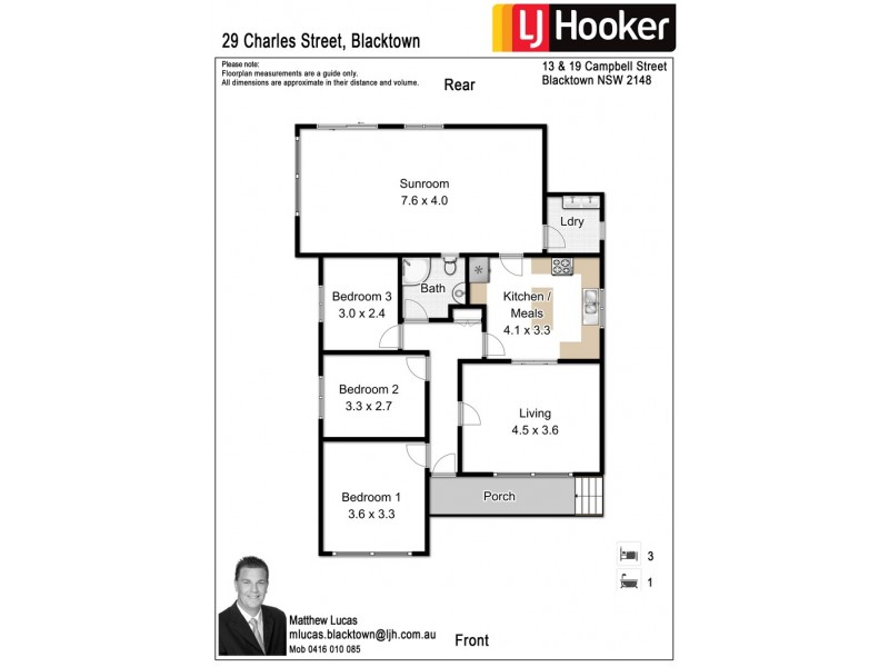 29 Charles Street, Blacktown NSW 2148 Floorplan