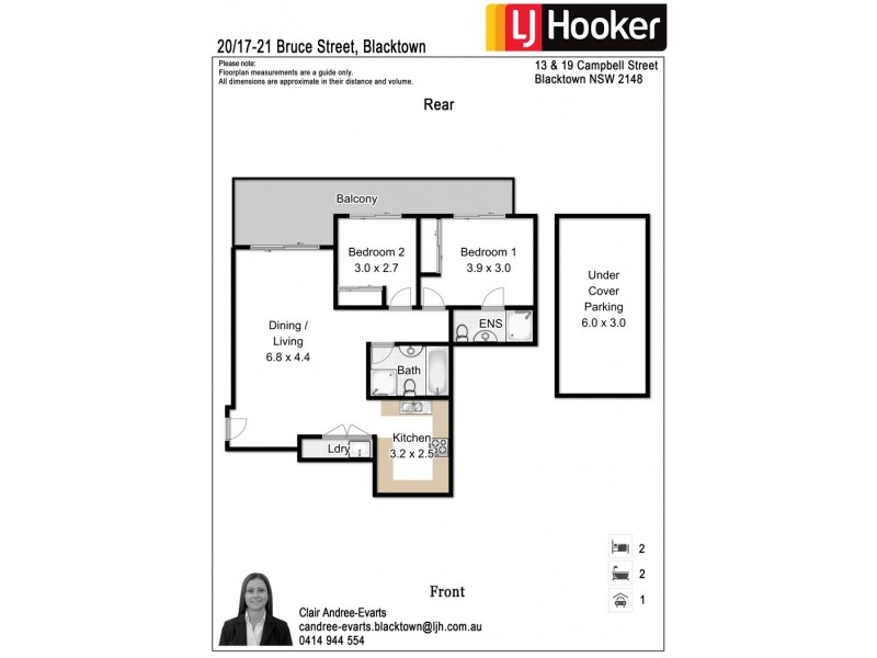 20/17-21 Bruce Street, Blacktown NSW 2148 Floorplan