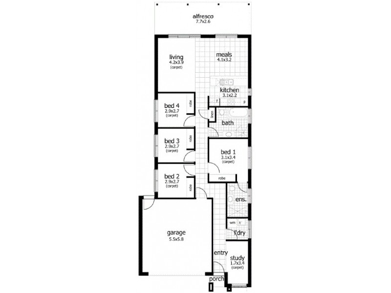 16 Keelson Crescent, Hope Island QLD 4212 Floorplan