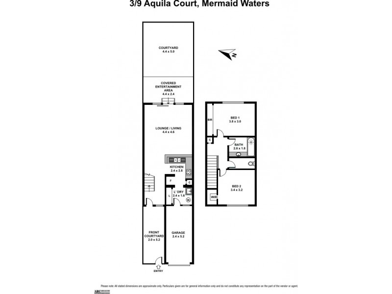 3/9 Aquila Court, Mermaid Waters QLD 4218 Floorplan