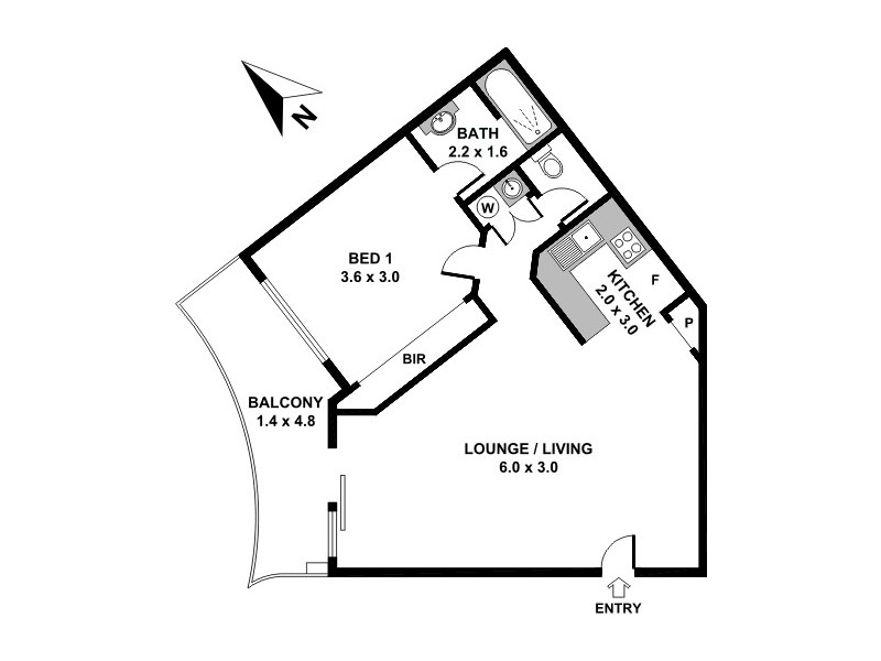 100/2342 Gold Coast Highway, Mermaid Beach QLD 4218 Floorplan