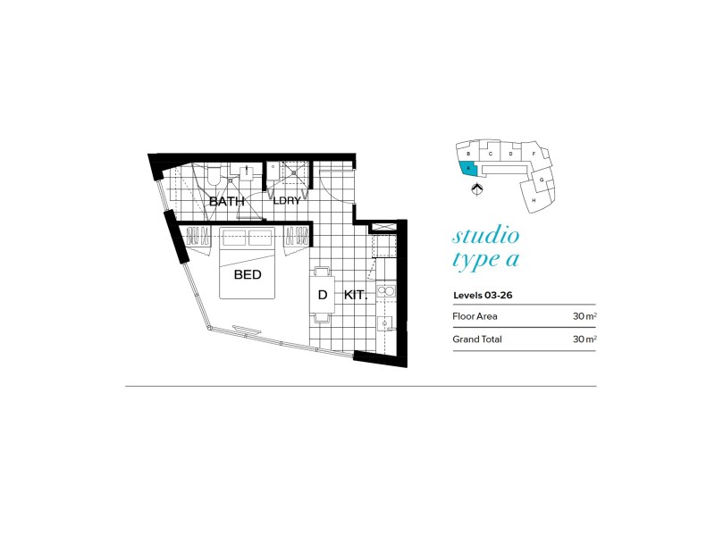 301/3440 Surfers Paradise Boulevard, Surfers Paradise QLD 4217 Floorplan