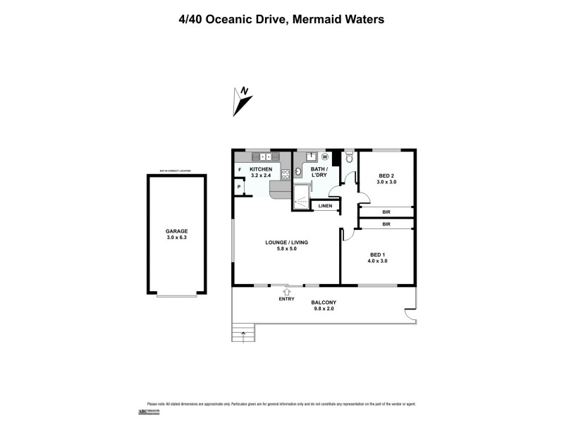 4/40 Oceanic Drive, Mermaid Waters QLD 4218 Floorplan