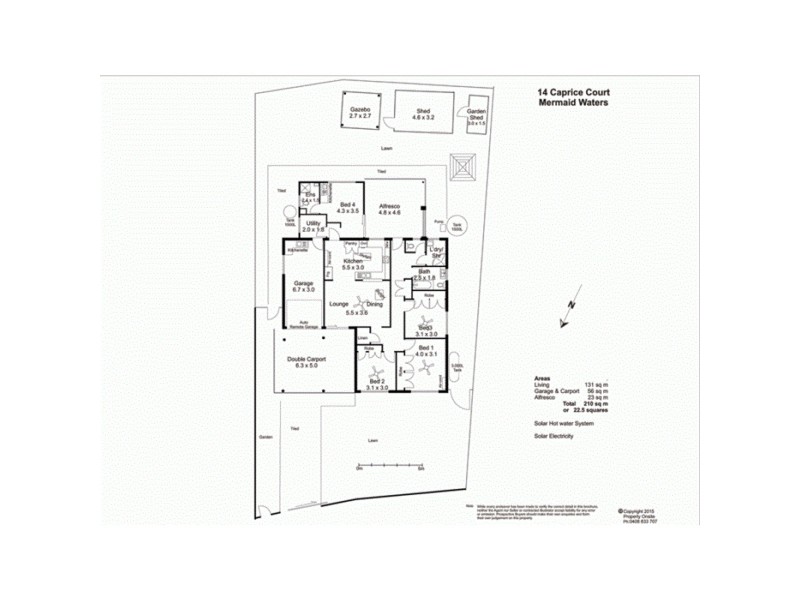 14 Caprice Court, Mermaid Waters QLD 4218 Floorplan