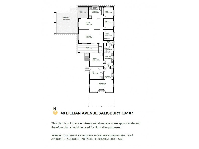 48 Lillian Avenue, Salisbury QLD 4107 Floorplan