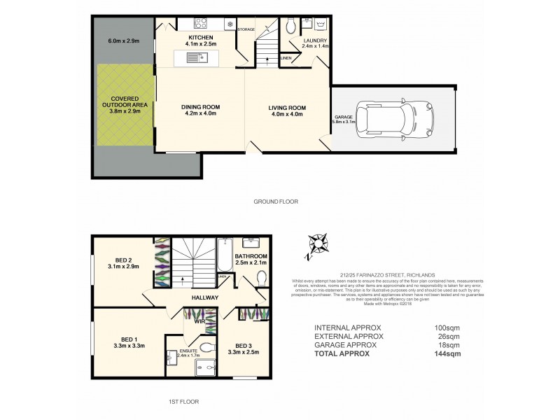 212/25 Farinazzo Street, Richlands QLD 4077 Floorplan