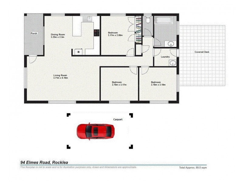 94 Elmes Road, Rocklea QLD 4106 Floorplan
