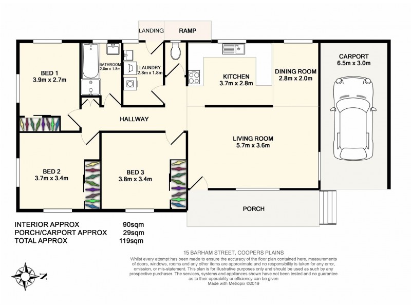 15 Barham Street, Coopers Plains QLD 4108 Floorplan