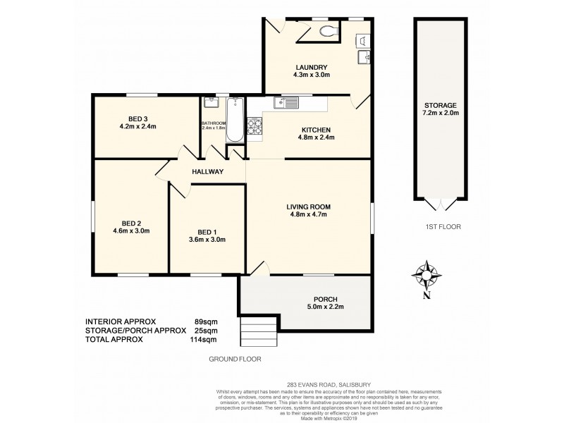 283 Evans Road, Salisbury QLD 4107 Floorplan
