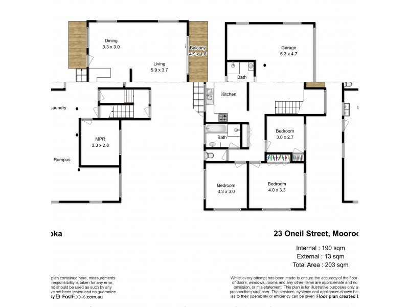 23 O’Neil Street, Moorooka QLD 4105 Floorplan