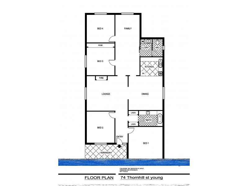 74 Thornhill Street, Young NSW 2594 Floorplan