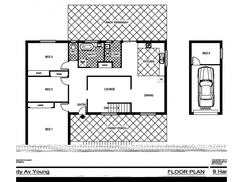 9 Hardy Avenue, Young NSW 2594 Floorplan