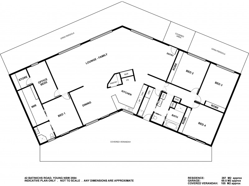 42 Batinichs Road, Young NSW 2594 Floorplan
