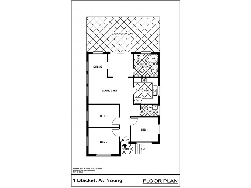 1 Blackett Avenue, Young NSW 2594 Floorplan