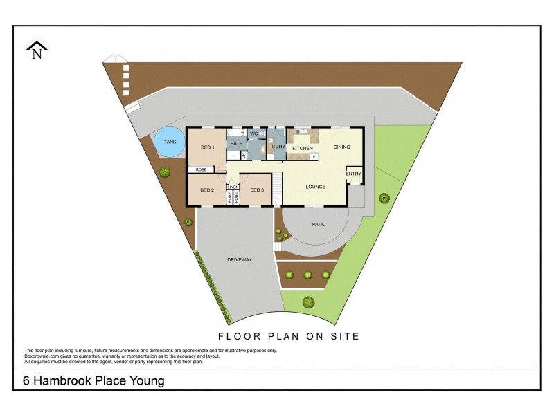 6 Hambrook Place, Young NSW 2594 Floorplan