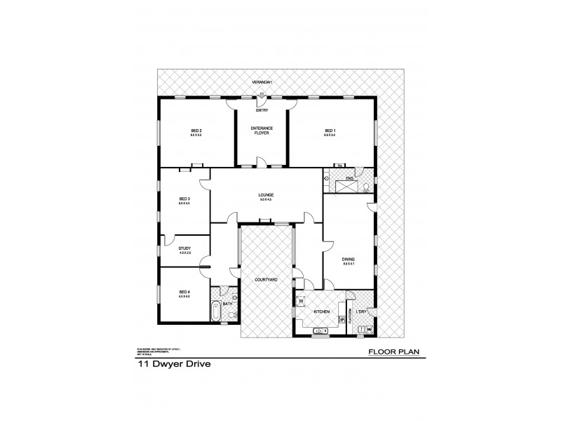 9 Dwyer Drive, Young NSW 2594 Floorplan