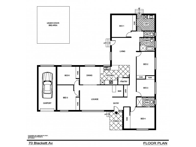 70 Blackett Avenue, Young NSW 2594 Floorplan