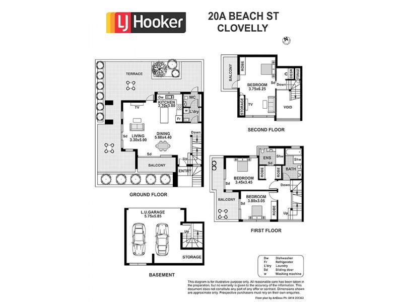 20A Beach Street, Clovelly NSW 2031 Floorplan