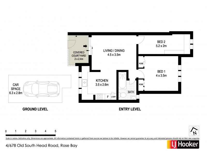 4/678 Old South Head Road, Rose Bay NSW 2029 Floorplan