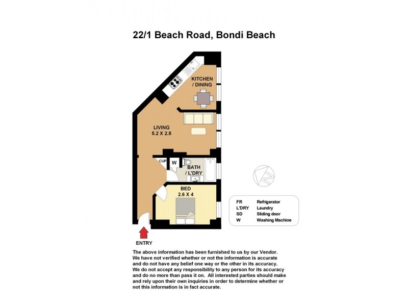 4/78 Curlewis Street, Bondi Beach NSW 2026 Floorplan