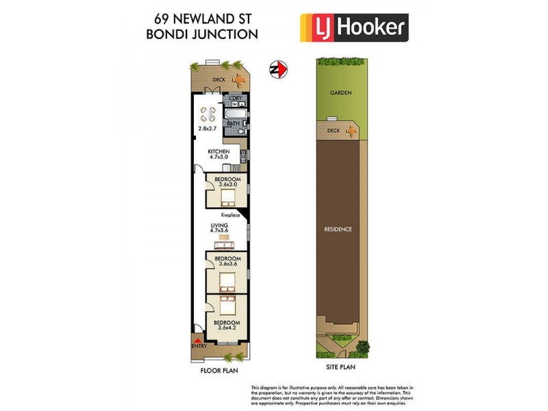 69 Newland Street, Bondi Junction NSW 2022 Floorplan