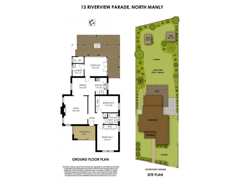 13 Riverview Parade, North Manly NSW 2100 Floorplan