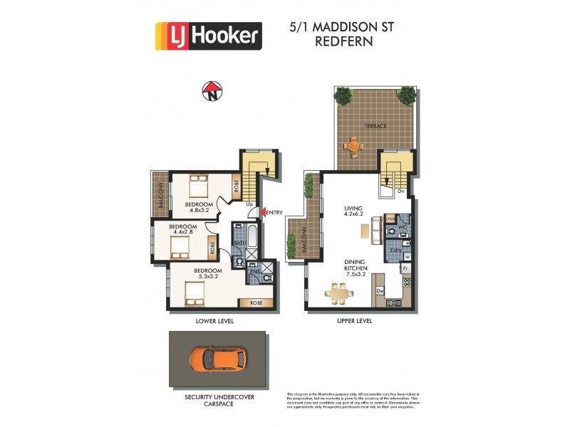 5/1 Maddison Street, Redfern NSW 2016 Floorplan
