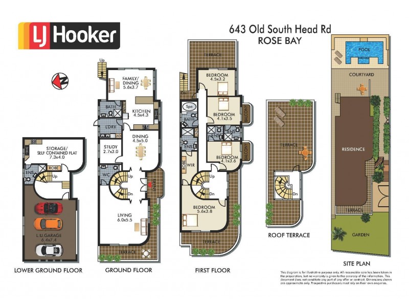 643 Old South Head Road (enter via Kobada Ro, Rose Bay NSW 2029 Floorplan