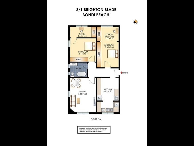 3/1 Brighton Boulevard, Bondi Beach NSW 2026