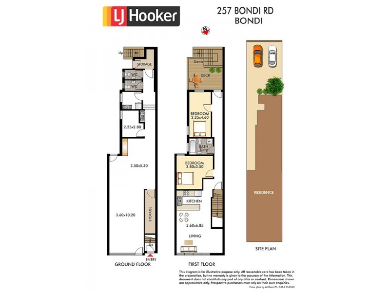 257 Bondi Road, Bondi NSW 2026 Floorplan