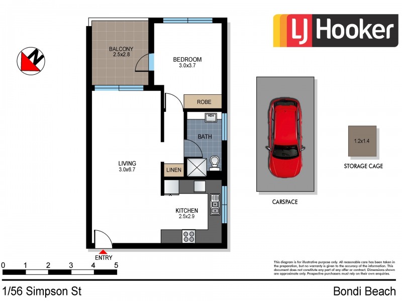 1/56 Simpson Street, Bondi Beach NSW 2026