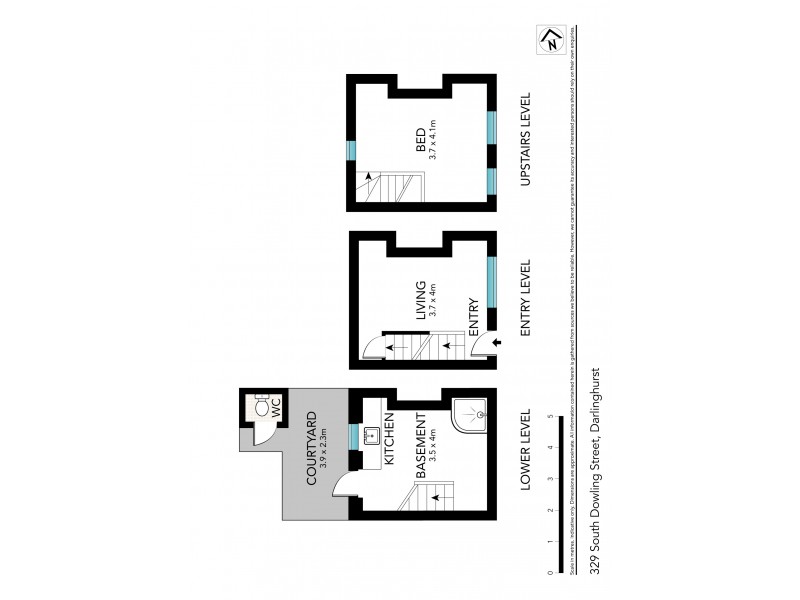 329 South Dowling Street, Darlinghurst NSW 2010 Floorplan