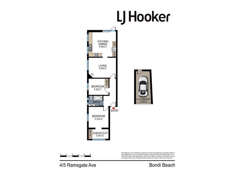 4/5 Ramsgate Avenue, Bondi Beach NSW 2026 Floorplan