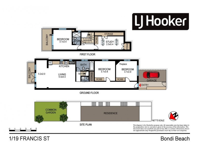 1/19 Francis Street, Bondi Beach NSW 2026 Floorplan