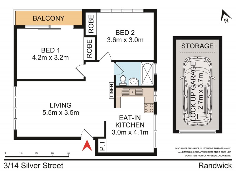 3/14 Silver Street, Randwick NSW 2031 Floorplan